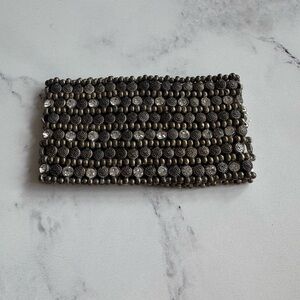 3.5” stretch bracelet Metallic Beaded Bracelet
